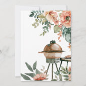 Feiern wir mit GRILLEN Paares Einladung (Rückseite)