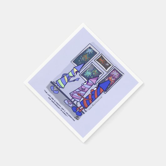 Feiern wir Napkins Serviette (Ecke)