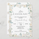 Feiern wir! Party Einladung (Vorne/Hinten)