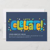 Feiern wir! Party Einladung (Vorderseite)