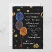 Feiern wir - Party Einladungen (Rückseite)