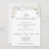 Feiern wir! Party für Unternehmensruhestand Einladung (Vorderseite)