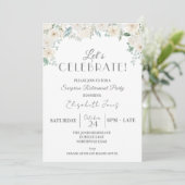 Feiern wir! Party für Unternehmensruhestand Einladung (Stehend Vorderseite)