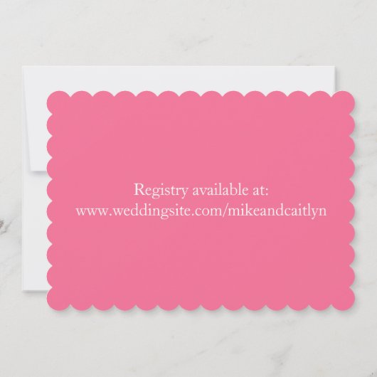 Feiern wir Pink Cupcake Bridal Baby Shower Einladung (Rückseite)