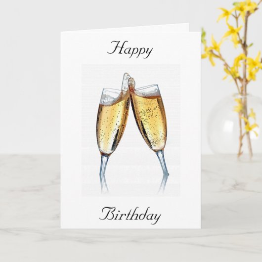 FEIERN WIR SIE - GEBURTSTAG KARTE (Gelbe Blume)