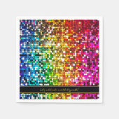 Feiern wir Sparkling Sequins Serviette (Vorderseite)