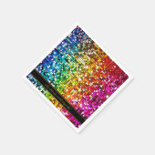 Feiern wir Sparkling Sequins Serviette (Ecke)