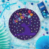 Feiern wir Stars und Ballons Pappteller (Party)