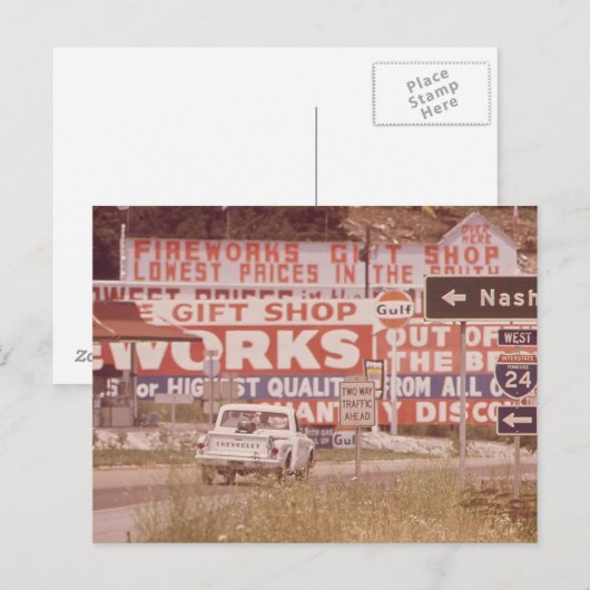 Feiern wir! - VINTAG Postkarte (Vorne/Hinten)