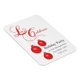 Feiern wir Weihnachten Save the Date Magnet