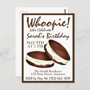 Feiern wir! Whoopie Pies Birthday Party Postkarte