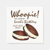Feiern wir! Whoopie Pies Birthday Party Serviette (Vorderseite)
