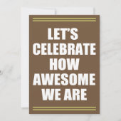 Feiern wir, wie Phantastisch wir Freundschaften sc Einladung (Vorderseite)