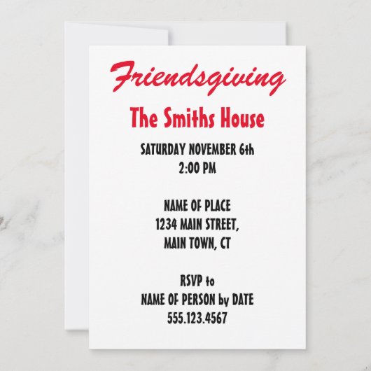 Feiern wir, wie Phantastisch wir Freundschaften sc Einladung (Rückseite)