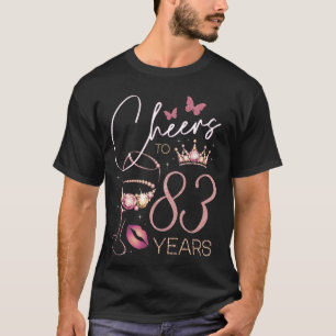 Feiern zu 83 Jahren 83. Geburtstagsparty Frauen Q T-Shirt