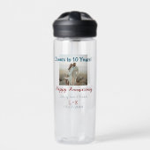 Feiern zum 10-jährigen Jubiläum - Fotos hinzufügen Trinkflasche (Vorderseite)