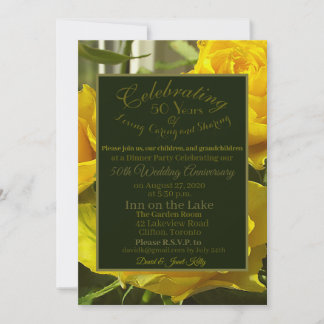 Feiern zum 50. Jahrestag der Hochzeit