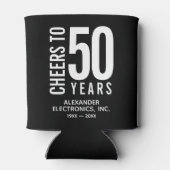 Feiern zum 50-jährigen schwarzen Geschäftsjubiläum Dosenkühler (Rückseite)