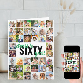 Feiern zum 60. Geburtstag des 60. Karte