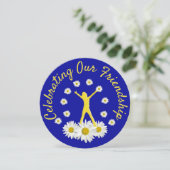 Feiern zum Brunch unserer Freundschaft Einladung (Stehend Vorderseite)