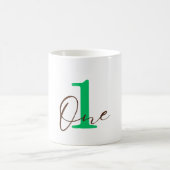 Feiern zum ersten Jahr Kaffeetasse (Mittel)