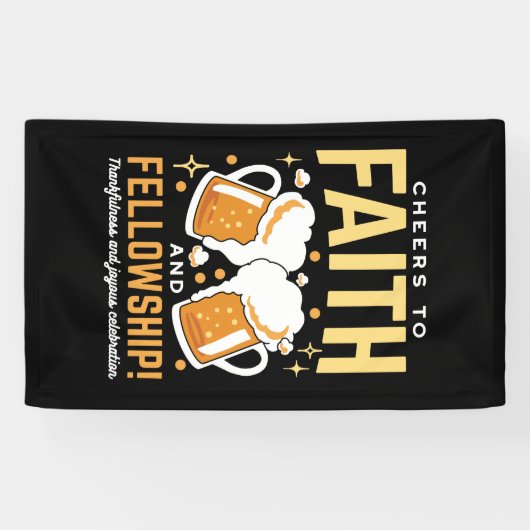 Feiern zum Glauben und zur Freundschaft - Oktoberf Banner (Horizontal)