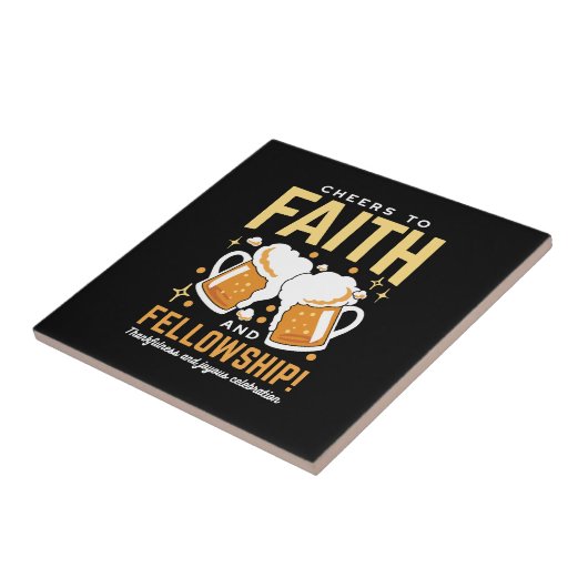 Feiern zum Glauben und zur Freundschaft - Oktoberf Fliese (Seite)