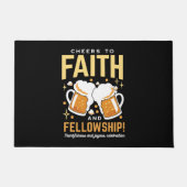 Feiern zum Glauben und zur Freundschaft - Oktoberf Fußmatte (Vorderseite)