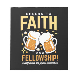 Feiern zum Glauben und zur Freundschaft - Oktoberf Notizblock