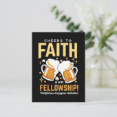 Feiern zum Glauben und zur Freundschaft - Oktoberf Postkarte (Stehend Vorderseite)