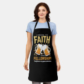 Feiern zum Glauben und zur Freundschaft - Oktoberf Schürze (Getragen)