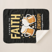 Feiern zum Glauben und zur Freundschaft - Oktoberf Sherpadecke (Vorderseite (Horizontal))