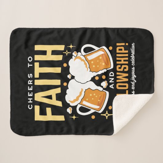 Feiern zum Glauben und zur Freundschaft - Oktoberf Sherpadecke (Vorderseite (Horizontal))