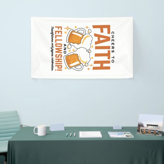 Feiern zum Glauben und zur Freundschaft - T-Shirt  Banner (Messeveranstaltung)