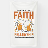 Feiern zum Glauben und zur Freundschaft - T-Shirt  Banner (Vertikal)