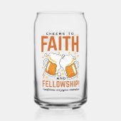 Feiern zum Glauben und zur Freundschaft - T-Shirt  Dosenglas (Vorderseite)