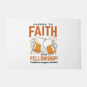 Feiern zum Glauben und zur Freundschaft - T-Shirt  Fußmatte (Vorderseite)