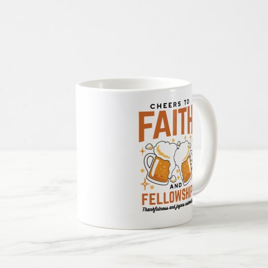 Feiern zum Glauben und zur Freundschaft - T-Shirt  Kaffeetasse (VorderseiteRechts)