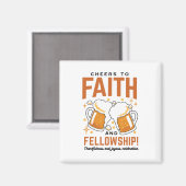 Feiern zum Glauben und zur Freundschaft - T-Shirt  Magnet (Vorderseite/Rückseite)