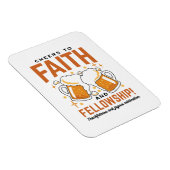 Feiern zum Glauben und zur Freundschaft - T-Shirt  Magnet (Rechte Seite)