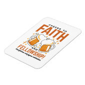 Feiern zum Glauben und zur Freundschaft - T-Shirt  Magnet (Linke Seite)