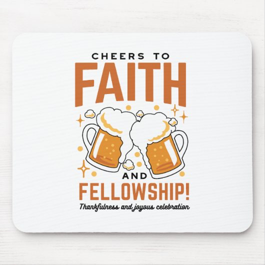 Feiern zum Glauben und zur Freundschaft - T-Shirt  Mousepad (Vorne)