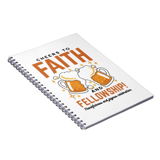 Feiern zum Glauben und zur Freundschaft - T-Shirt  Notizblock (Rechte Seite)