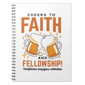 Feiern zum Glauben und zur Freundschaft - T-Shirt  Notizblock (Vorderseite)