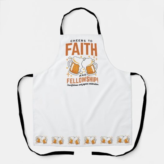 Feiern zum Glauben und zur Freundschaft - T-Shirt Schürze (Vorderseite)