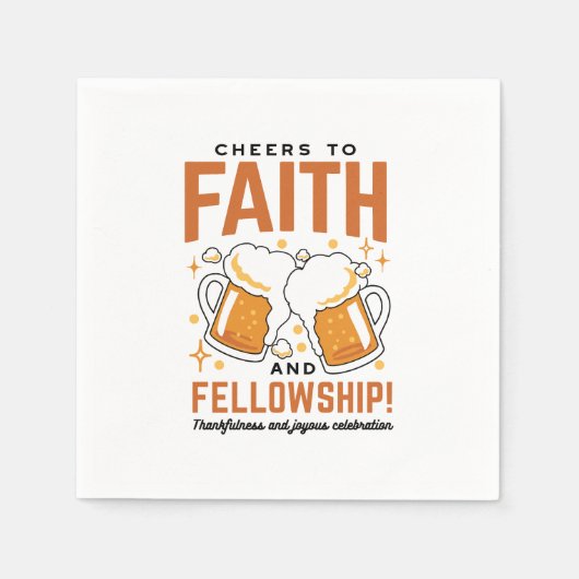 Feiern zum Glauben und zur Freundschaft - T-Shirt  Serviette (Vorderseite)