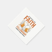 Feiern zum Glauben und zur Freundschaft - T-Shirt  Serviette (Ecke)