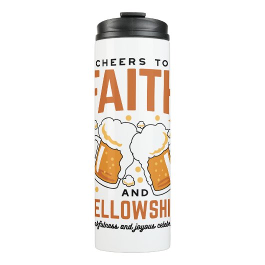Feiern zum Glauben und zur Freundschaft - T-Shirt  Thermosbecher (Vorderseite)