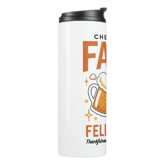 Feiern zum Glauben und zur Freundschaft - T-Shirt  Thermosbecher (Nach links gedreht)