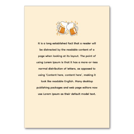 Feiern zum Glauben und zur Freundschaft - T-Shirt Tischnummer (Rückseite)